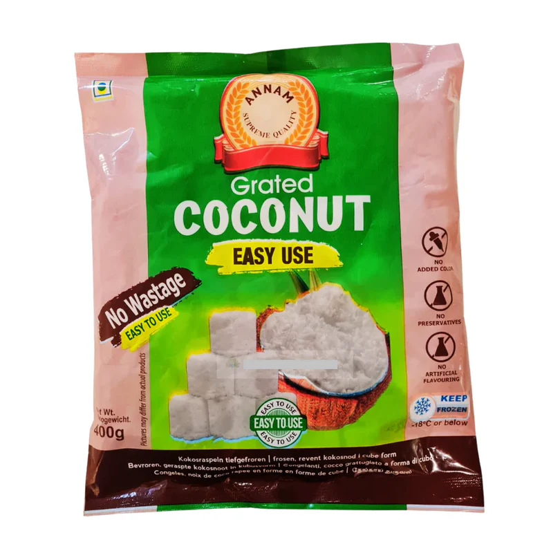 Annam Frozen Coconut Easy Use 400g - [22 X 400g]