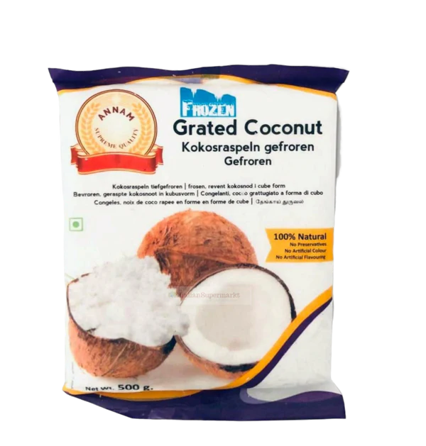 Annam frozen coconut geriebene 500 gm [24 x 500 g]