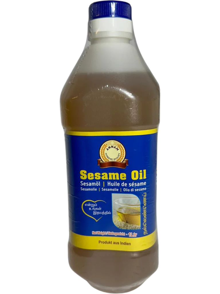 Annam Gingely Oil / Sesam Oil 1ltr - [12 X 1ltr]