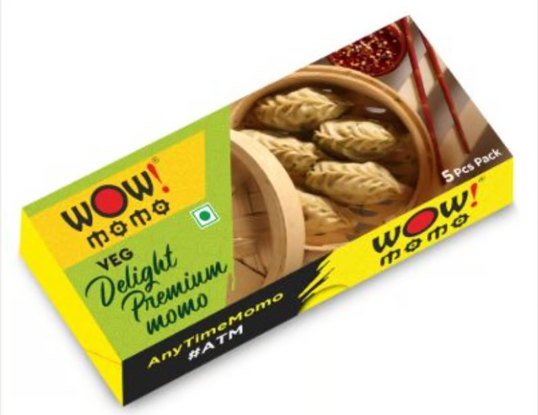 Wow! Veg Delight premium ATM momo 4pcs [54 X 60 gm ]