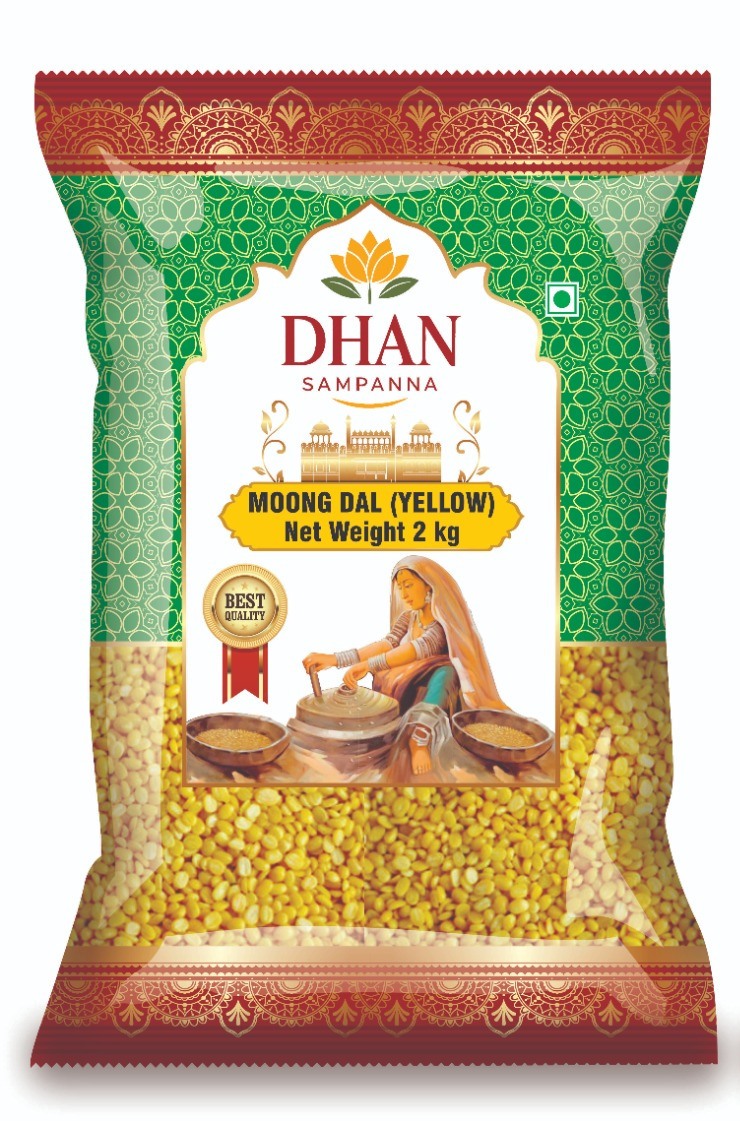 DS Moong Dal Yellow 2Kg - [6 X 2 Kg]