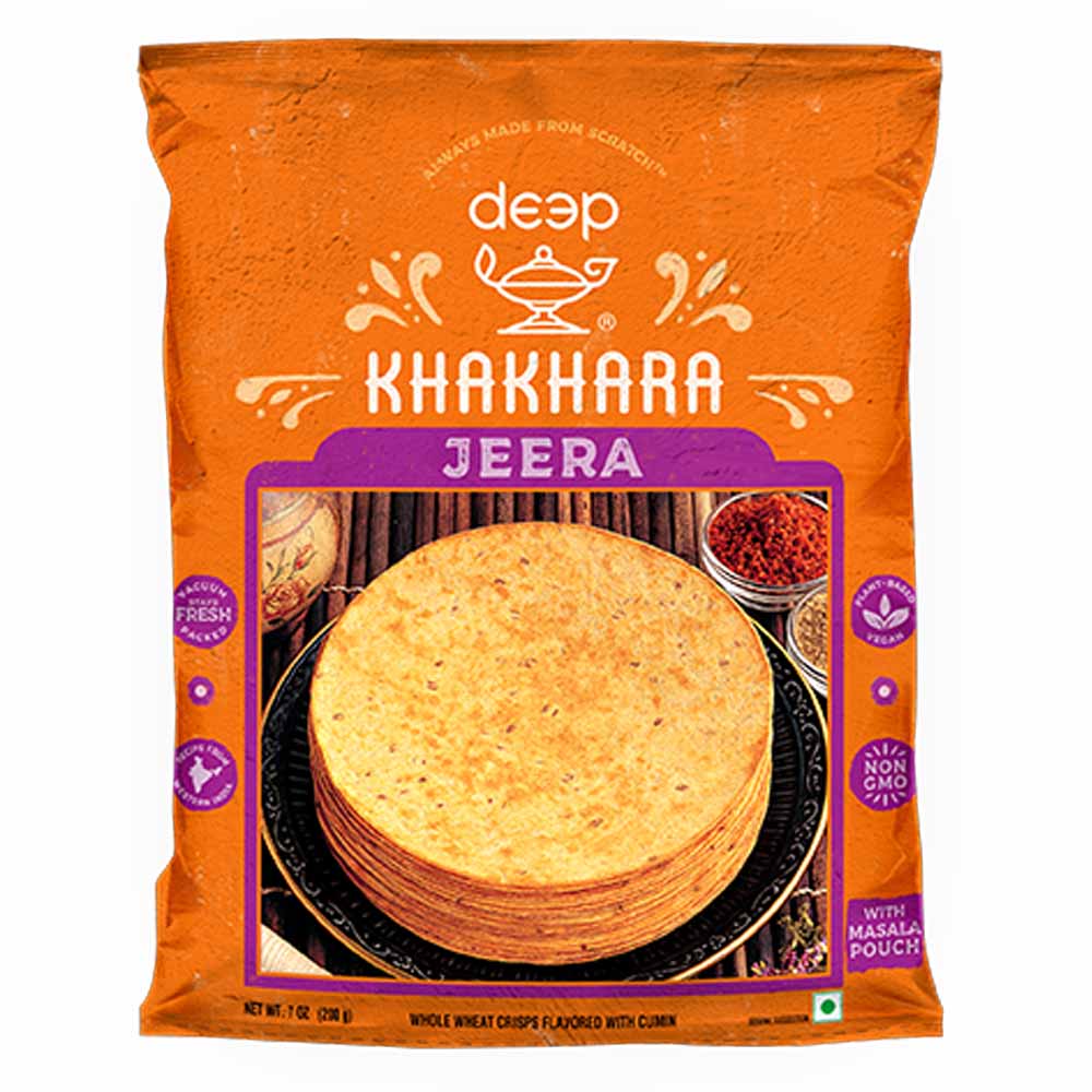 DEEP JEERA KHAKHARA [ 200 gm X 32 Pack]