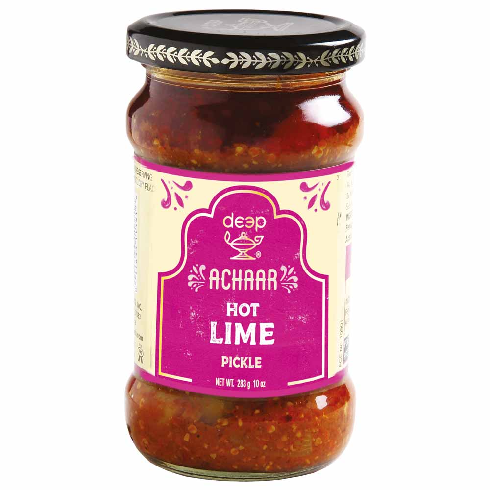 DEEP HOT LIME PICKLE [ 283 gm X 12 Pack]