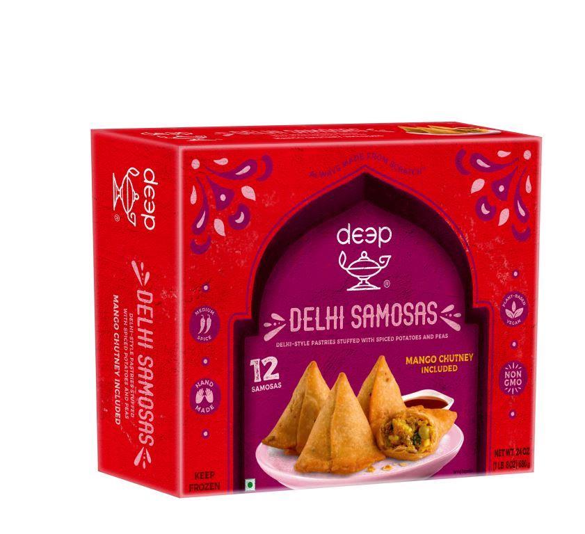 DEEP FRZ DELHI SAMOSA WITH CHUTNEY[ 680 gm X 12 ]