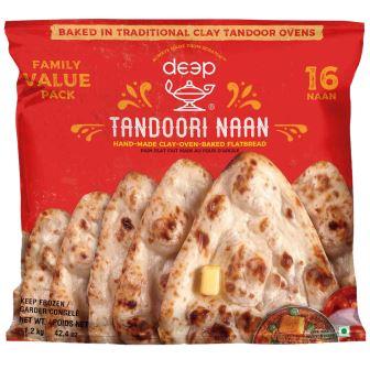 DEEP FRZ TANDOORI NAAN FAMILY PACK [ 1200 gm X 8 ]