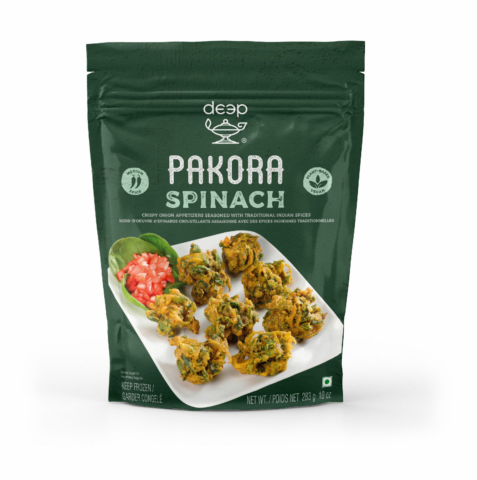 DEEP FRZ SPINACH PAKORA 283g - [12 X 283g]