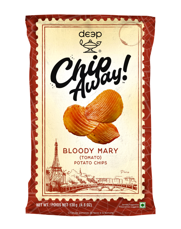 DEEP POTATO CHIPS BLOODY MARY (TOMATO) [130 gm X 20 Pack]