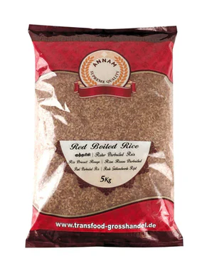Annam Red Parboiled Matta Rice 5Kg - [4 X 5kg]