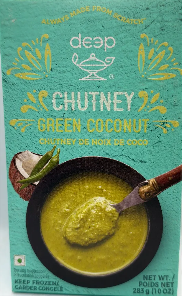 DEEP FRZ GREEN COCONUT CHUTNEY 283g - [12 X 283g]