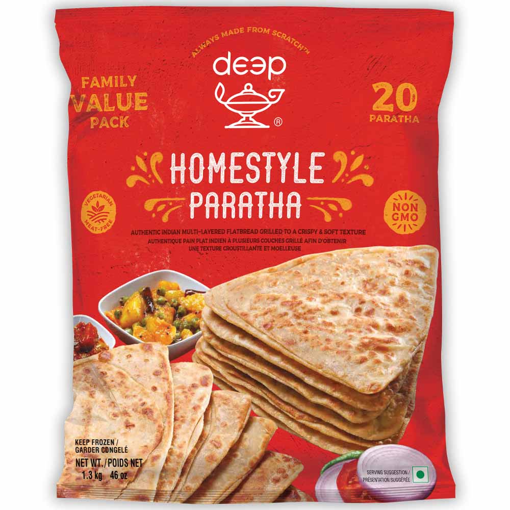 DEEP FRZ HOME STYLE PARATHA FAMILY PACK[ 1.5 kg X 08 ]