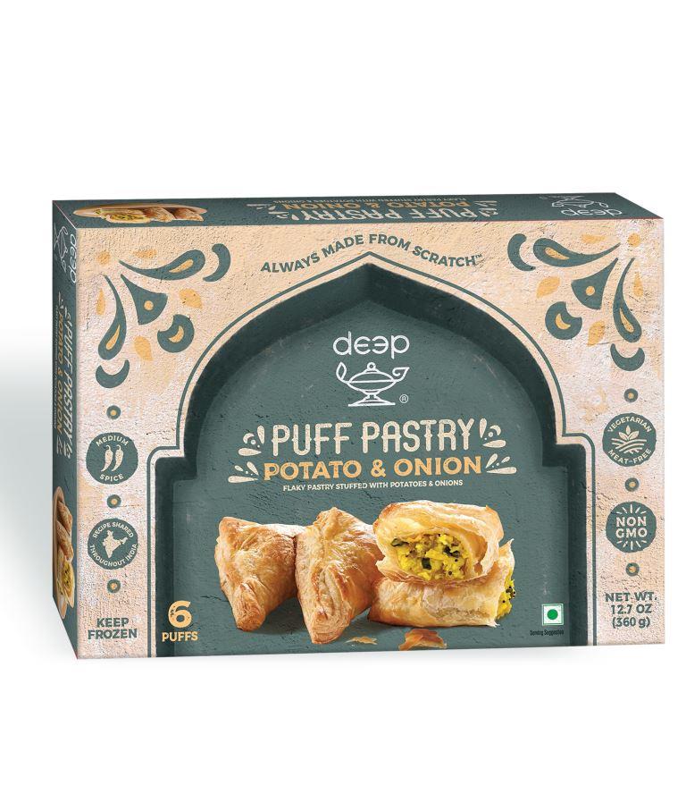 DEEP FRZ PUFF POTATO ONION[ 360 gm X 12 ]