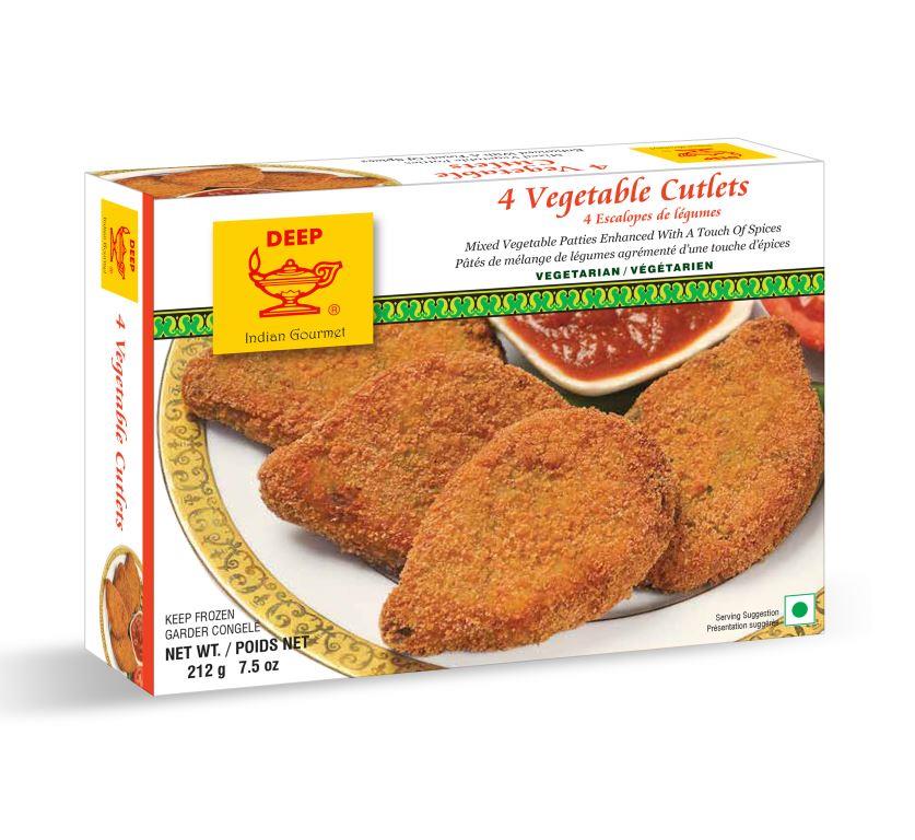DEEP FRZ VEGETABLE CUTLETS[ 213 gm X 12 ]
