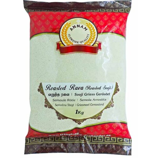 Annam Roasted Rawa (Suji) 1Kg [20x1kg]