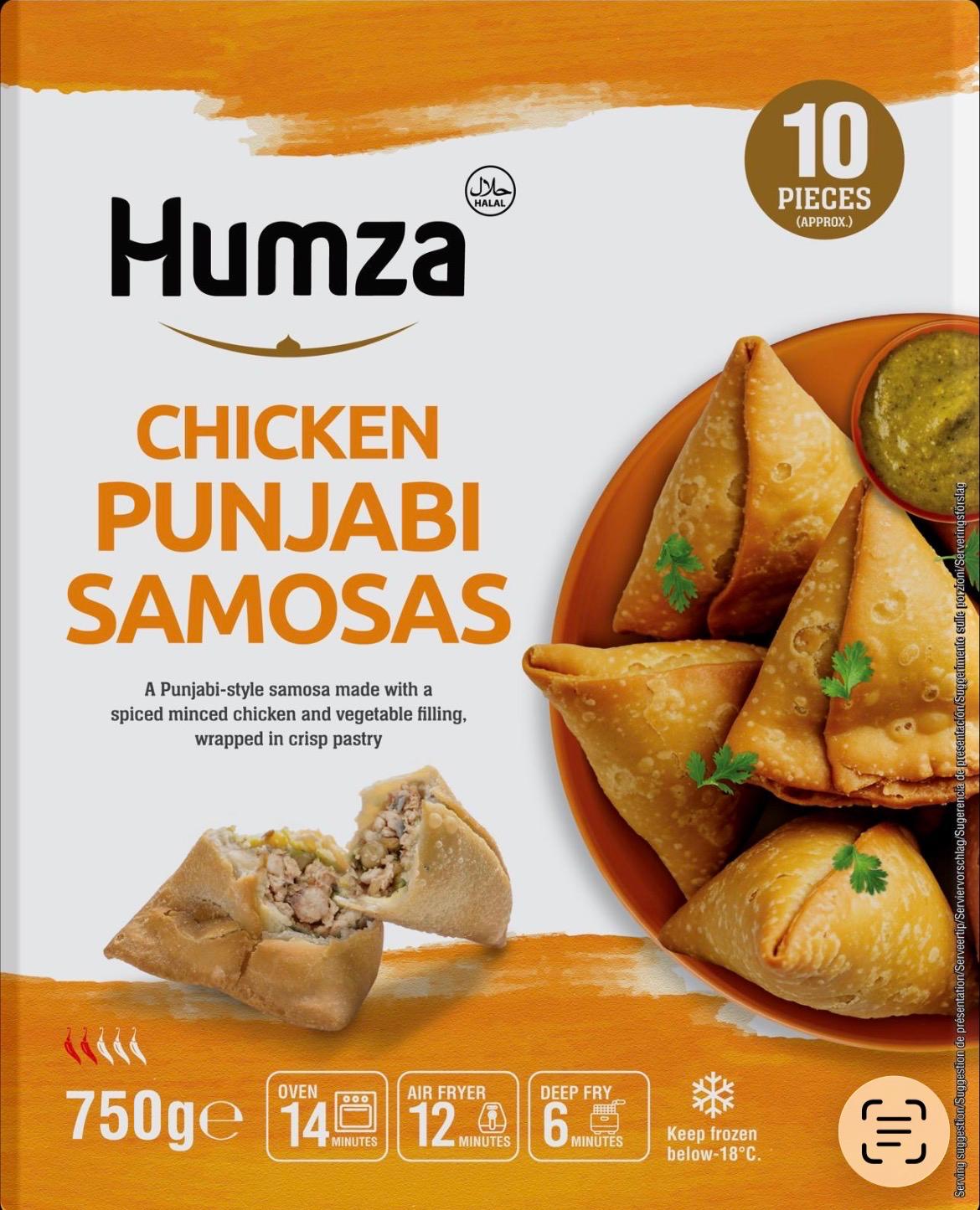 Humza Chicken Punjabi Samosa 8x750g (10 Pcs)
