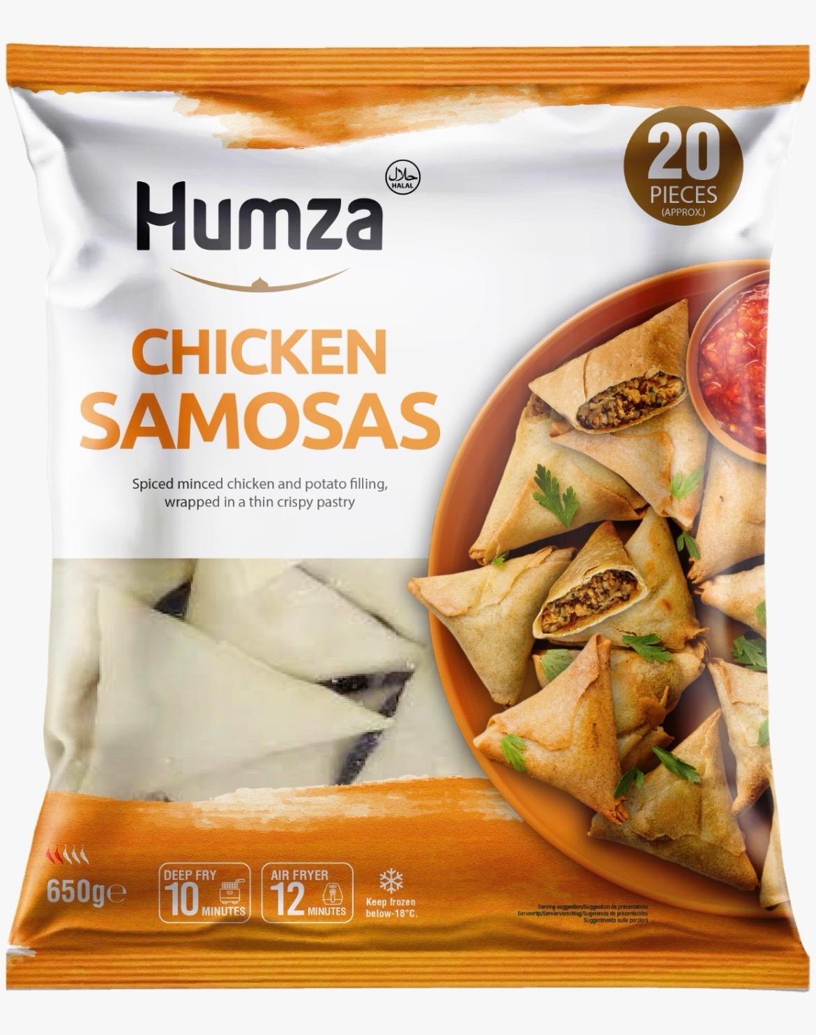 Humza Chicken Samosa 6x1650g (50 Pcs)