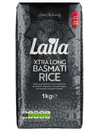 Laila Extra Long Basmati Rice 1 Kg - [1 X 10 Kg]