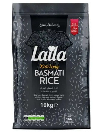 Laila Extra Long Basmati Rice 10 Kg