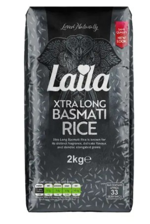 Laila Extra Long Basmati Rice 2 Kg - [6 X 2 Kg]