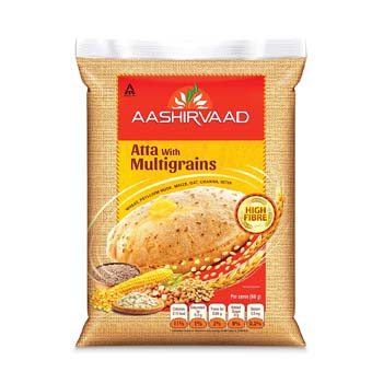 Aashirvaad Atta Flour Multigrain 5kg [4 x5kg]