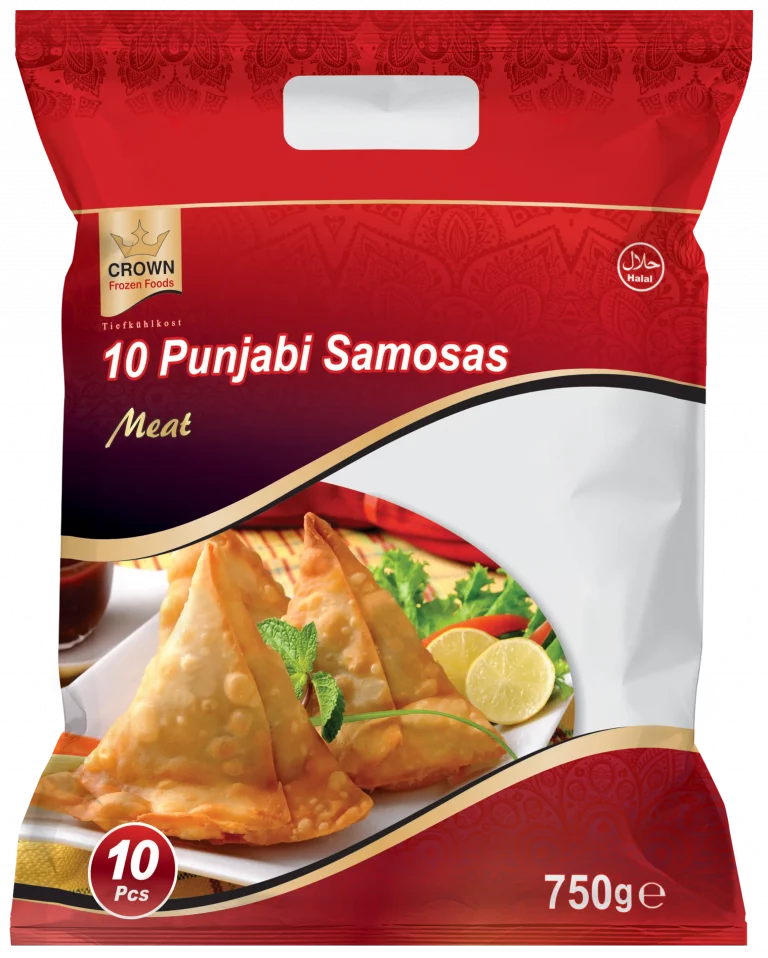 CROWN Pun. Samosa Meat - 10pcs x 10pkts 750 gm
