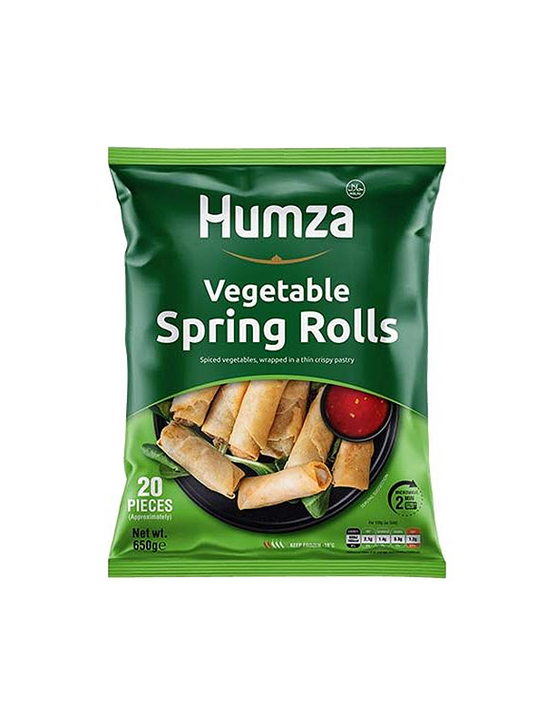 Humza Vegetable Spring Roll 10x650g (20 Pcs)