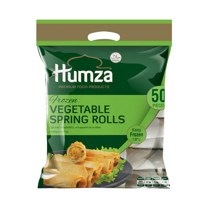 Humza Vegetable Spring Roll 6x1500g (50 Pcs)